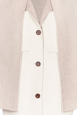 The Jacket White & Beige