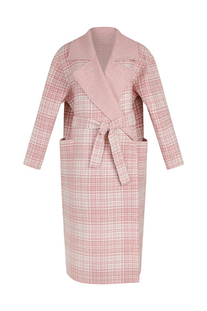 The Oversize Pink Check