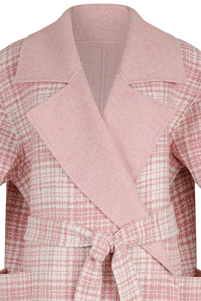 The Oversize Pink Check