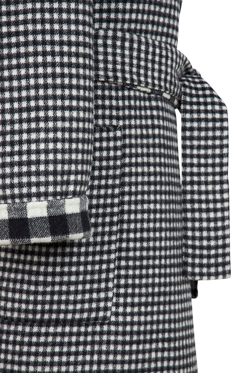 The Oversize Black & White Check
